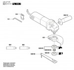 Bosch 0 601 377 7AE Gws 850 C Angle Grinder 230 V / Eu Spare Parts